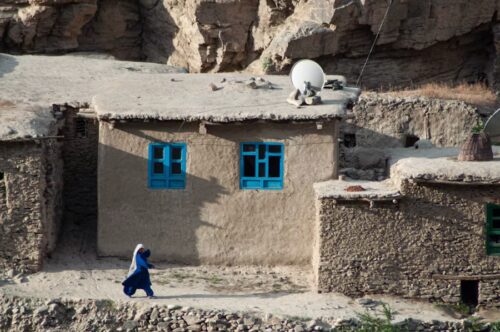 Photo of an Afghan village.