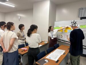 Group 1 (Japanese-speaking) engaged in their co-creation session.