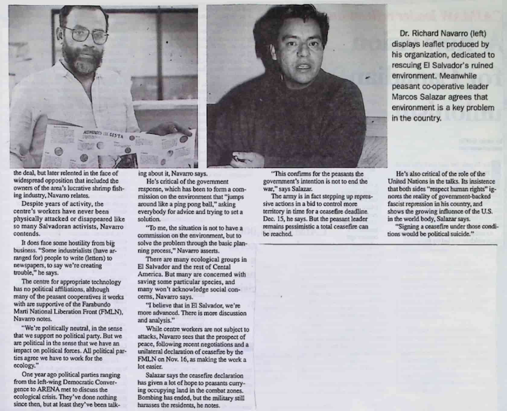 Courtesy of the People’s Voice (formerly the Pacific Tribune) and York University’s Centre for Research on Latin America and the Caribbean archive.