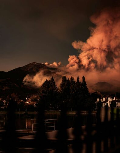 Orange County Airport Wildfire. Photo Credit: Daniel Lincoln